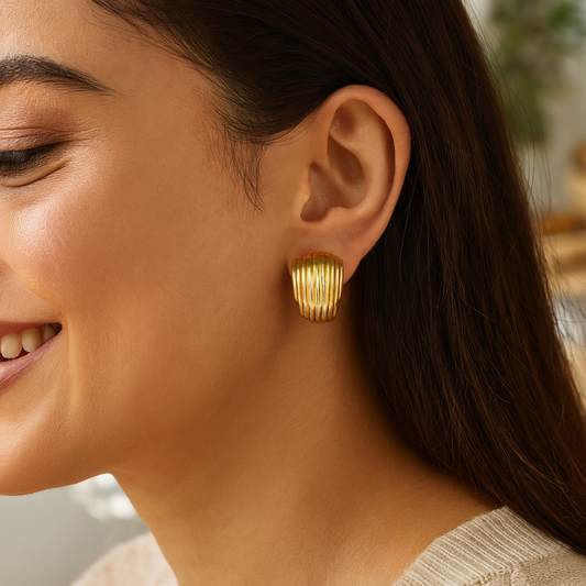 Classic Ridge Earrings