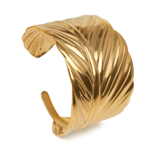Golden Leaf Adjustable Bracelet