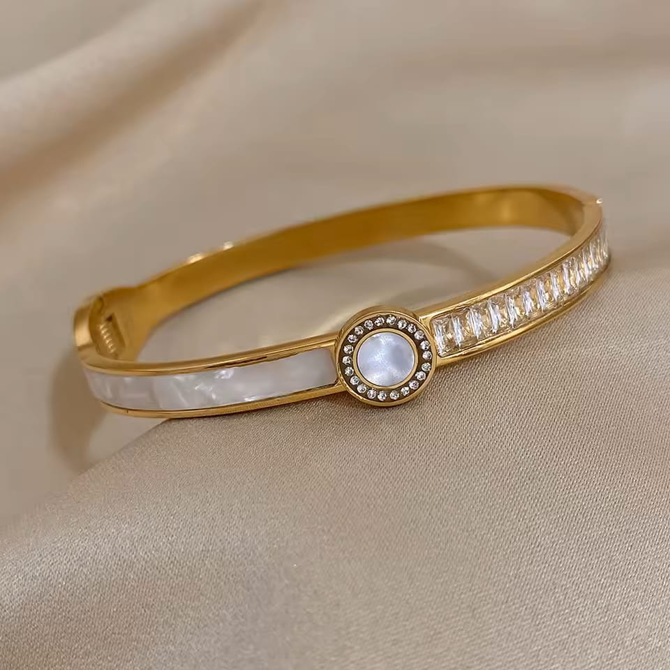 Ivory Pearl Tennis Bracelet