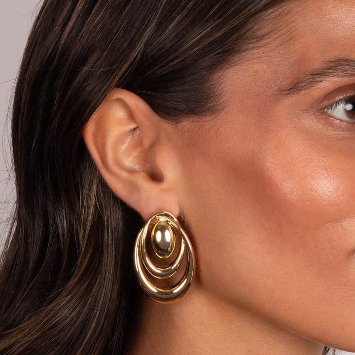 Oval Vintage Earrings