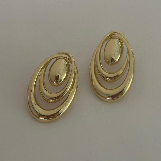 Oval Vintage Earrings