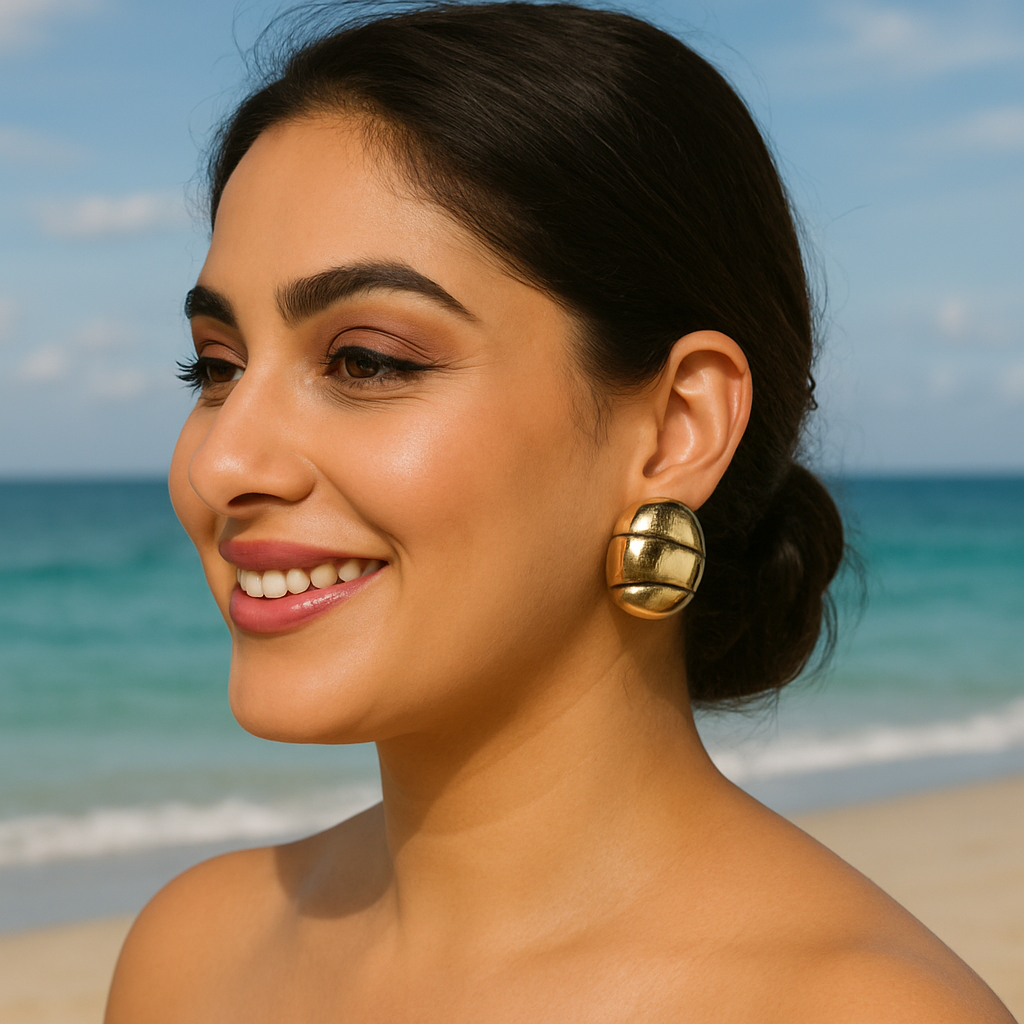 Sunset Dome Earrings