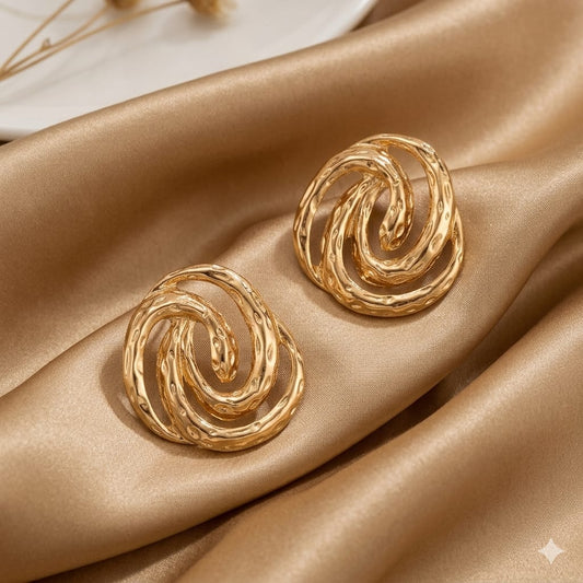 Abstract Swirl Earrings