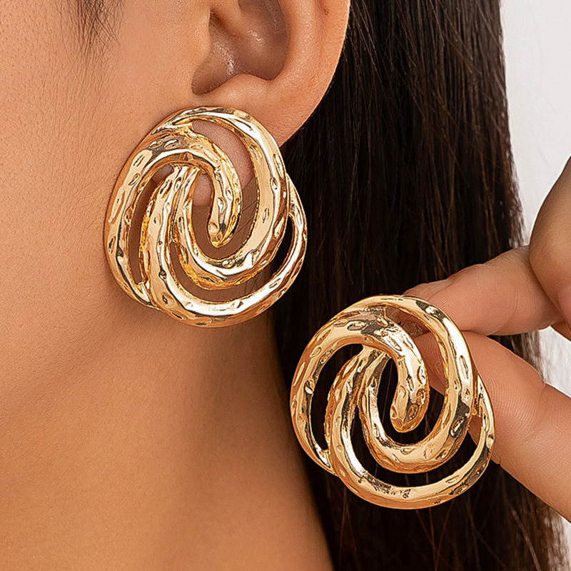 Abstract Swirl Earrings