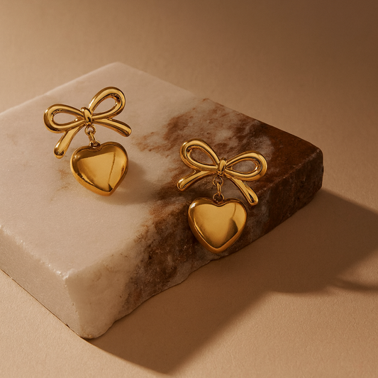 Serene Heart Earring