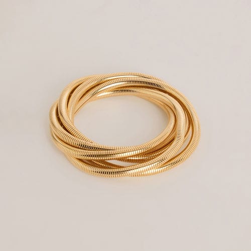 Layered Coil Bracelet