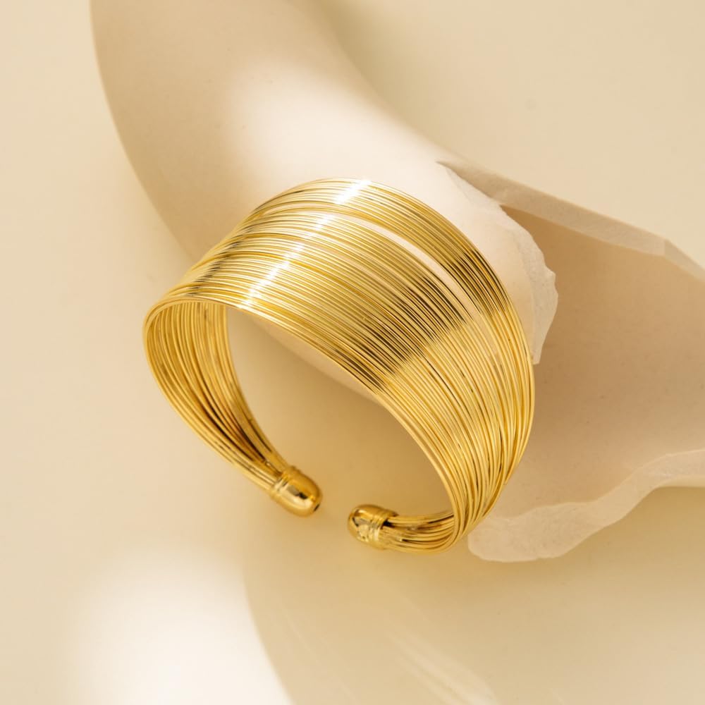 Layered Gold Cuff