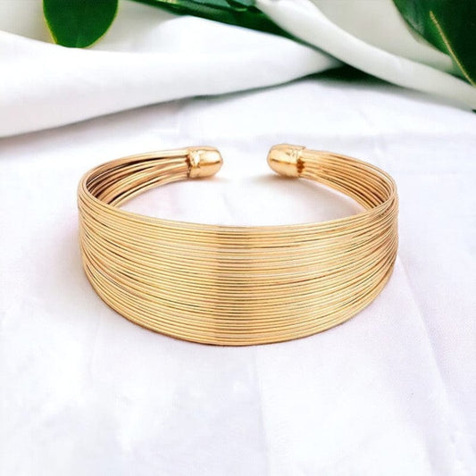 Layered Gold Cuff