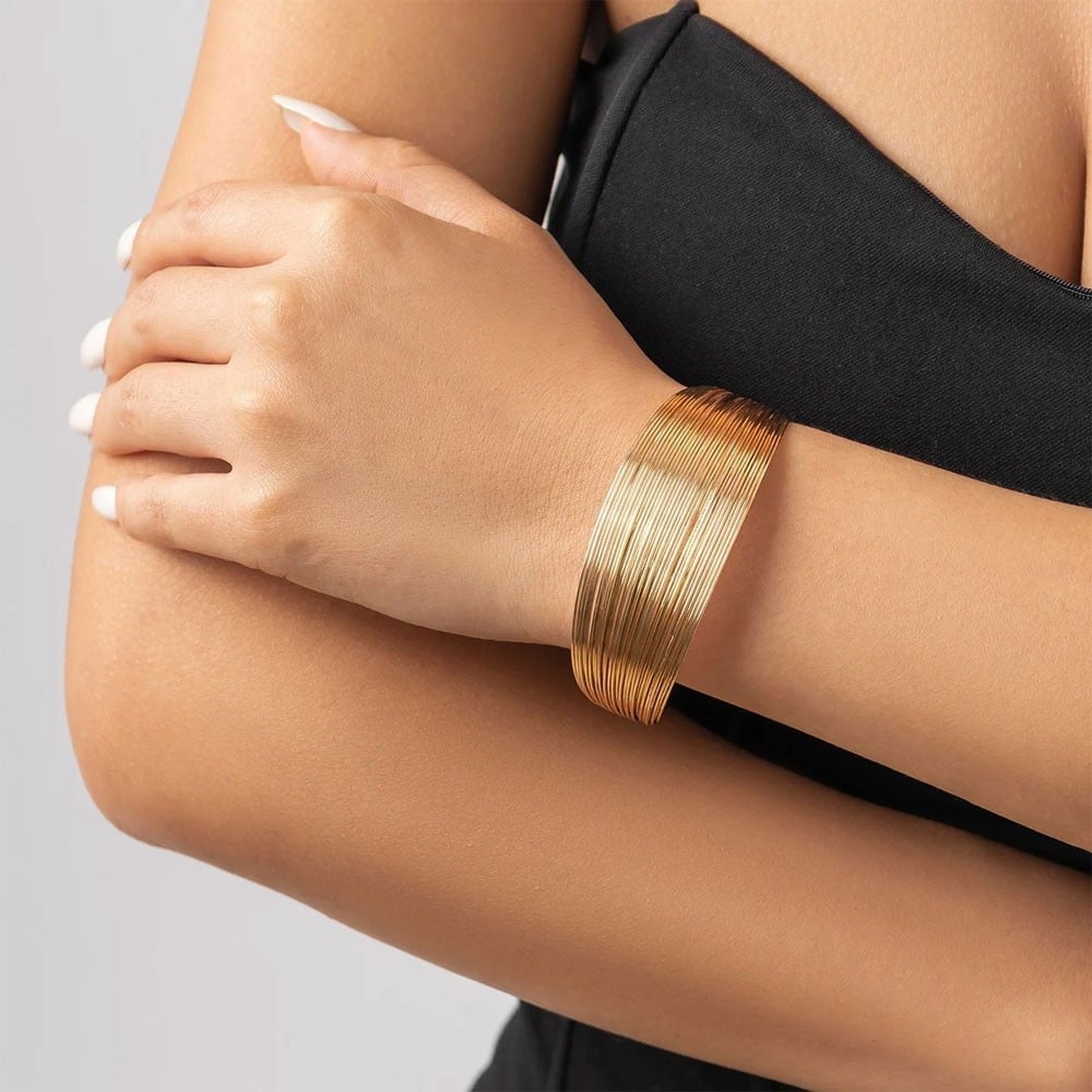 Layered Gold Cuff