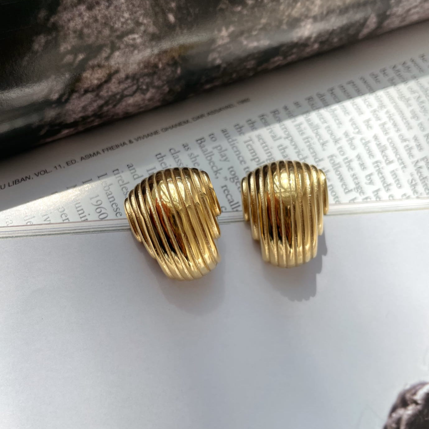 Classic Ridge Earrings