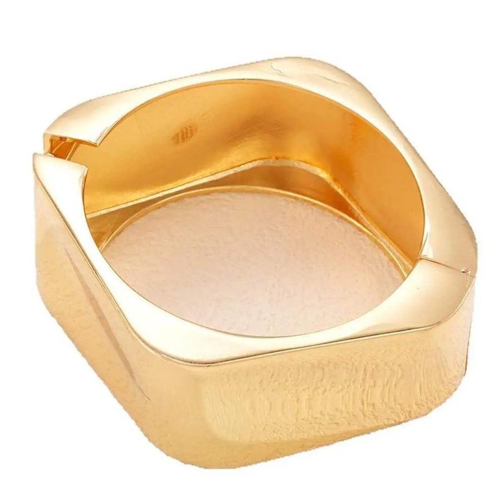 Gold Edge Cuff Bracelet