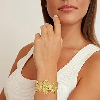 Golden Bloom Cuff