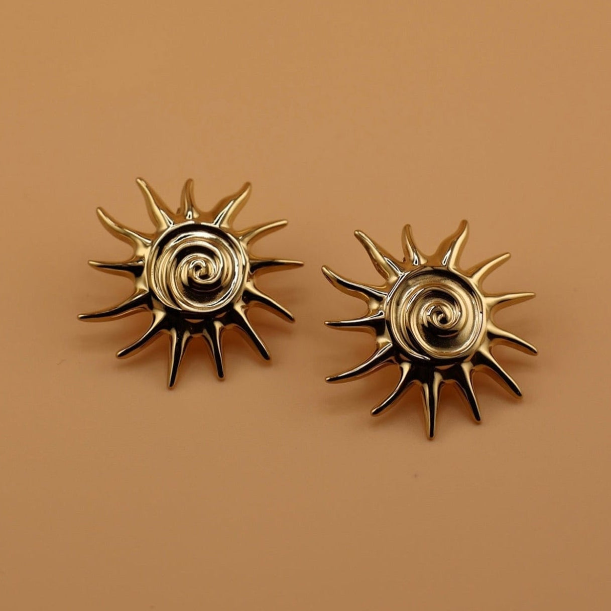 Sunburst Stud Earrings